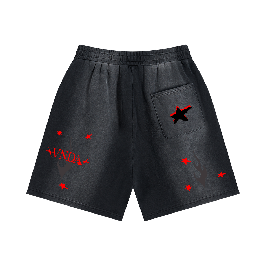 Sun Fade Distressed Shorts