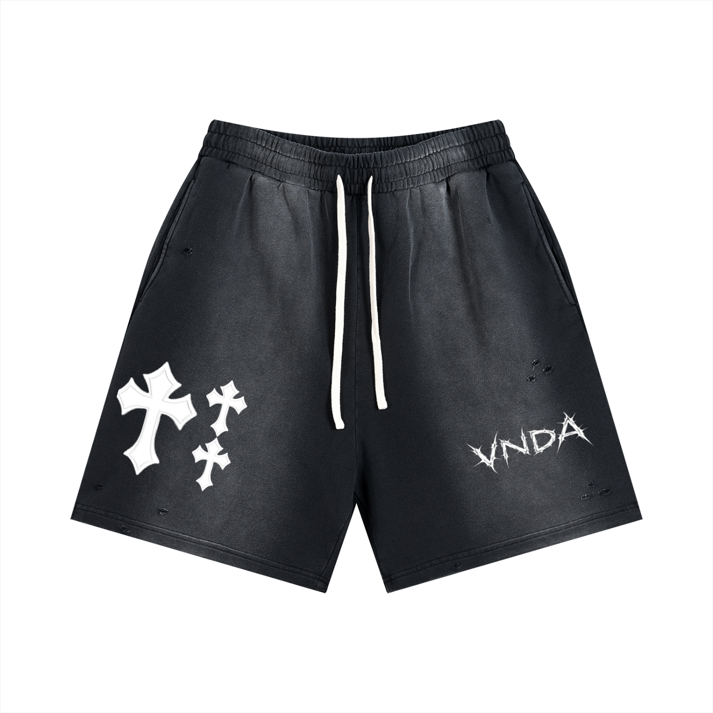 Sun Fade Distressed Shorts